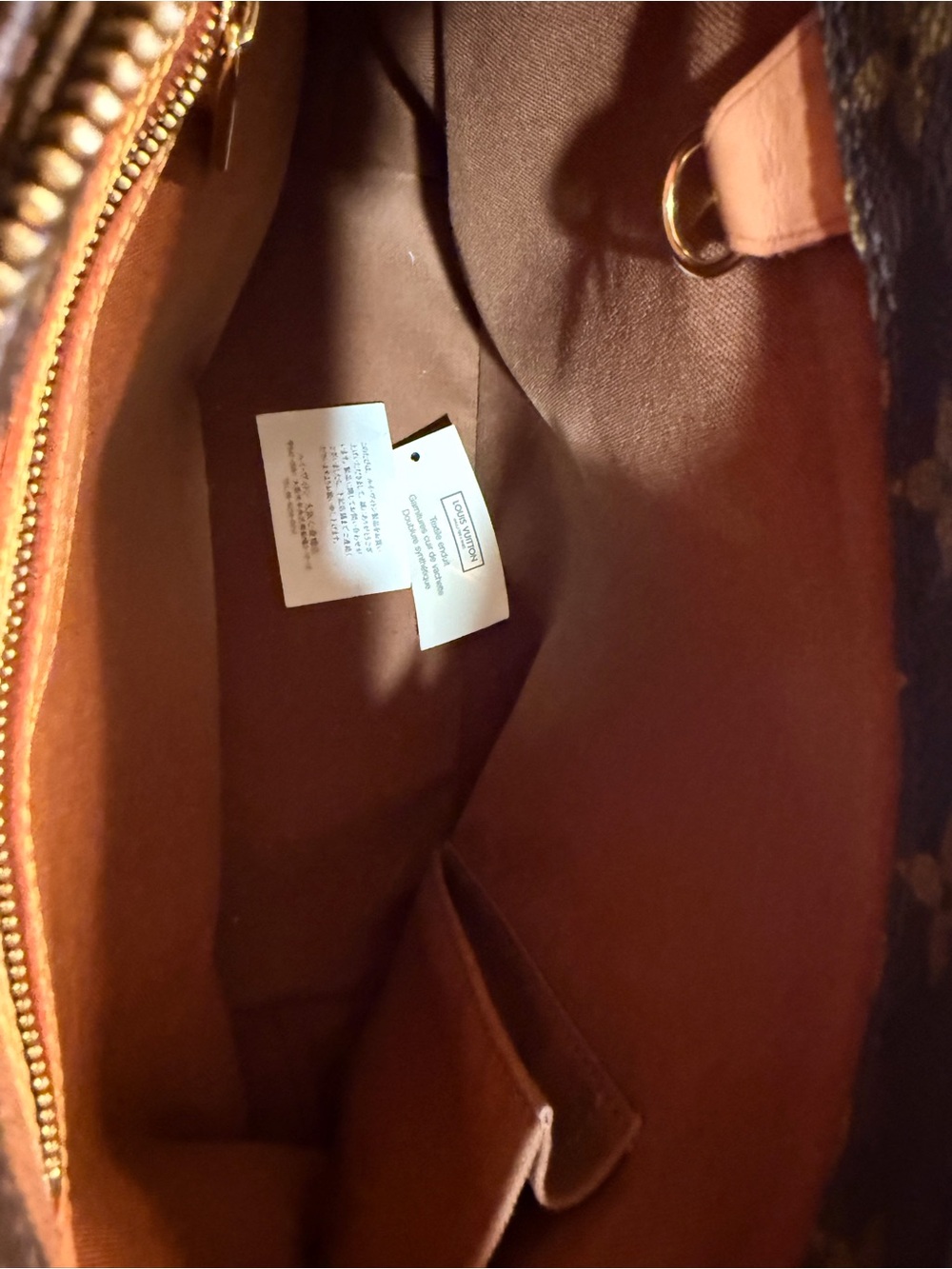 Canvas monogram Cabas Piano Shoulder Bag - Picture 6 of 14